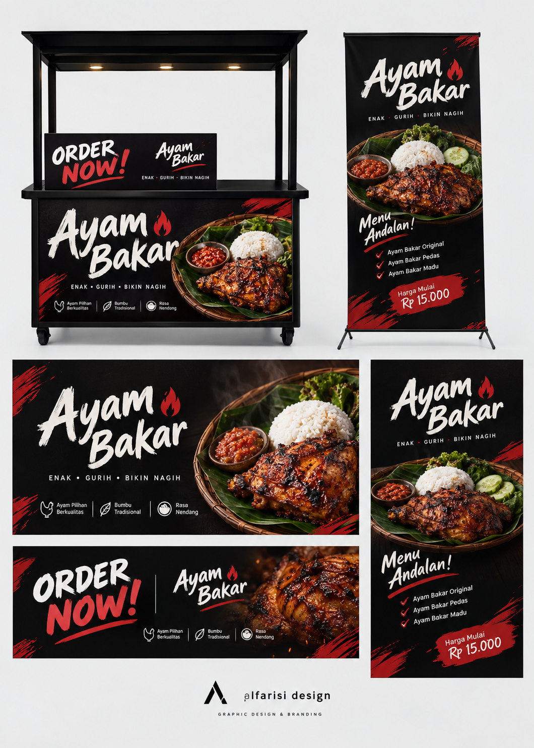 Ayam Bakar Mockup