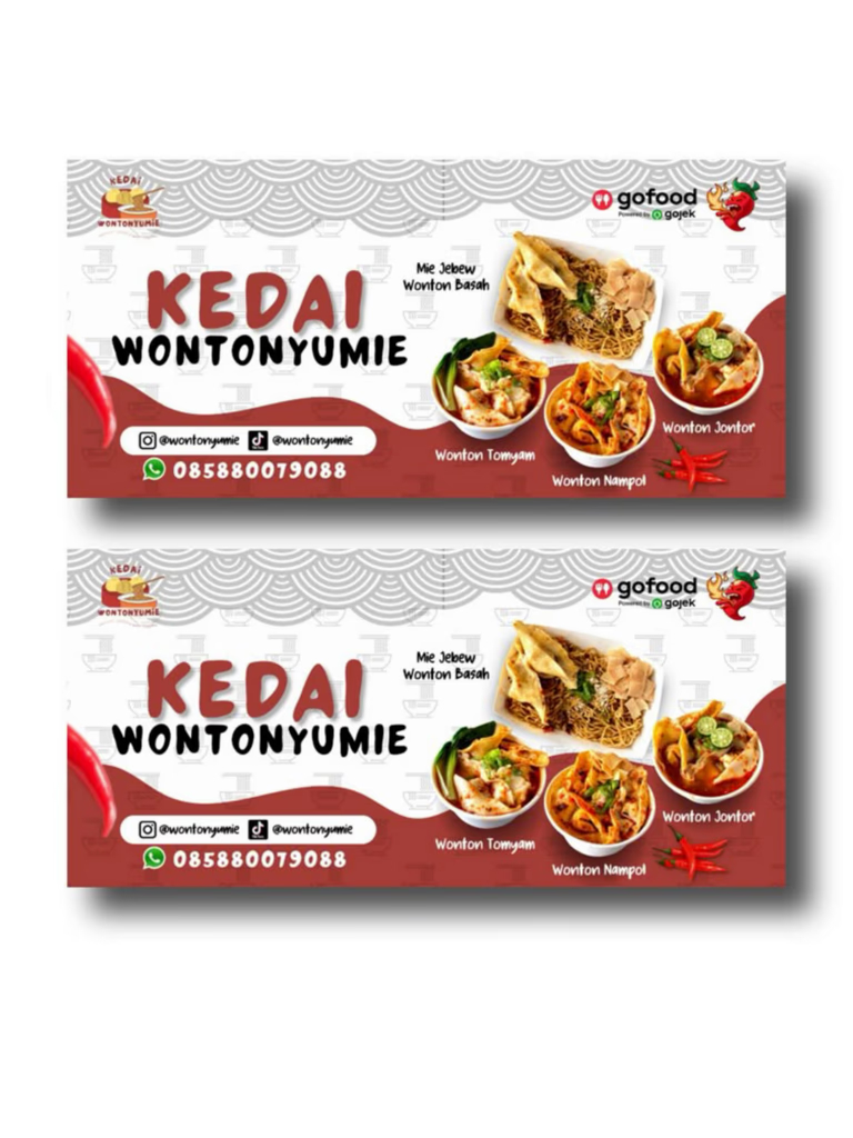 Spanduk Wontonyumie